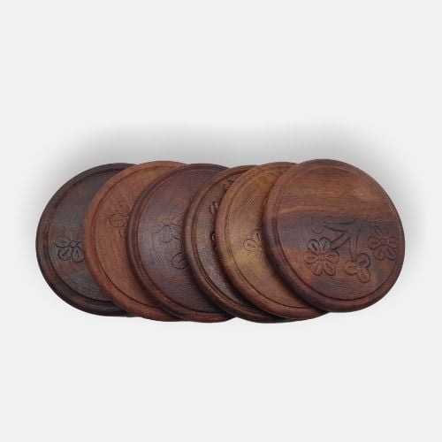 Handmade wooden coasters best for office and guest rooms
