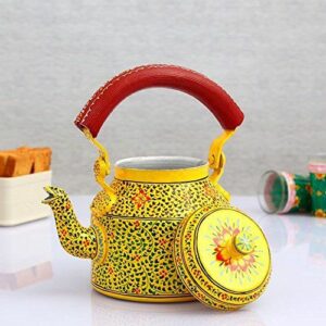 hand painted kettles tea set