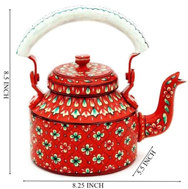 hand painted kettles tea set