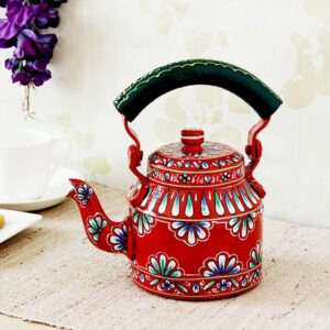 hand painted kettles tea set