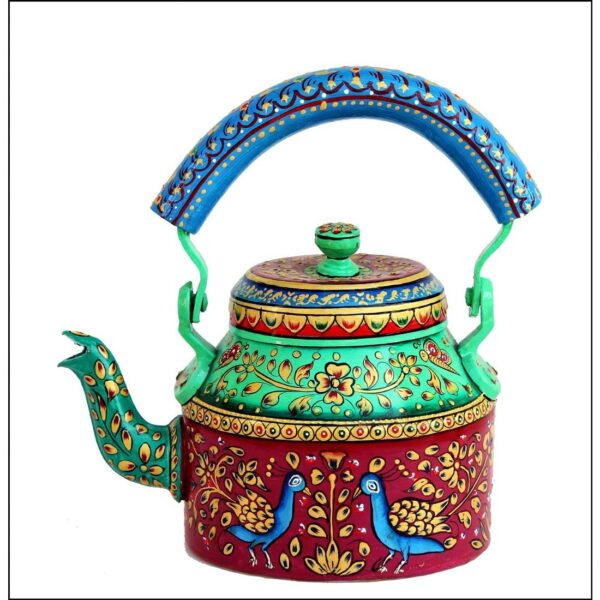 hand painted kettles tea set