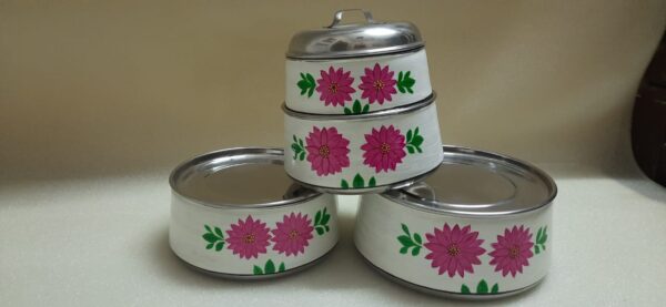 hand painted tiffin