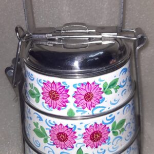 hand painted tiffin
