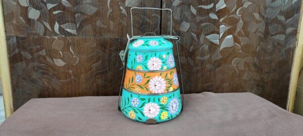 hand painted tiffin