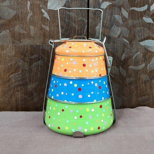 hand painted tiffin