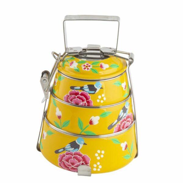 hand painted tiffin